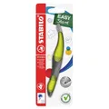 STABILO - Ergonomischer Tintenroller für Rechtshänder - EASYoriginal in limone/grün - blau (löschbar) - inkl. Patrone - Blister