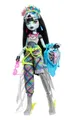 Monster High Frankie Stein Puppe mit glamourösem Monsterfest Outfit Zubehör 4+