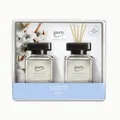 ipuro Essentials Raumduft cotton fields 2x50ml – hochwertiger Lufterfrischer - Raumduft-Set für ein angenehmes Raumklima – umweltfreundliches Design