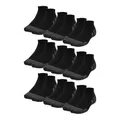 Under Armour 6 Paar Herren Damen Socken Sportsocken Performance Tech Low Cut, Farbe:Schwarz, Größe:36.5-42, Artikel:-001 black