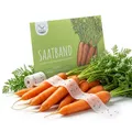 5m Saatband Karotten Samen (Nantaise 2 - Daucus carota) - Saftig, knackige Möhren ideal für die Anzucht im Garten, Balkonkasten & Gemüsebeet