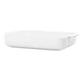 Villeroy & Boch - Clever Cooking Auflaufform Rechteckig Weiß, Spülmaschinenfest, Mikrowellensicher, Auflaufform Groß, Backform, Backform Rechteckig, Lasagneform, Premium Porzellan