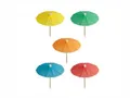 288 Deko Picker 10 cm farbig sortiert Eisschirmchen uni Eisdekoration Cocktail