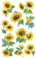 Avery Zweckform® 54103 Z-Design 54103, Deko Sticker, Sonnenblumen, 3 Bogen/30 St