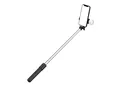 Hurtel Selfie-Stick Selfie-Stick Teleskopstativ 1 m mit runder Lampe und Telefonhalter