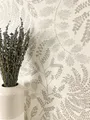 Newroom Vliestapete Home & Living Floral, Creme Tapete Modern Zweige - Mustertapete Blumentapete Taupe Floral Zweige Blätter Leicht glänzend für Schlafzimmer Wohnzimmer Küche, Blumentapete
