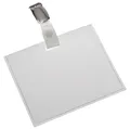 EUROPEL Namensschild geschlossen mit Clip 90 x 60 mm 24 Stück