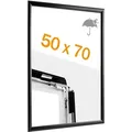 Klapprahmen B2 wetterfest, schwarz schwarz, Aluminium
