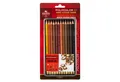 KOH-I-NOOR Buntstift KOH Künstlerfarbstifte Polycolor Braune Serie 12er