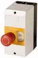 Eaton 281631 Isolierstoffgehäuse, CI-Pkz01, H x B x T = 158 x 80 x 177 mm, + not-aus-Pilztaster, Ul/CSA