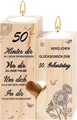 50.Geburtstag Frau, Kerzenständer Geschenk zum 50 Geburtstag Frau Mann 50 Deko