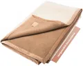 Wohndecke Zarte Alpakadecke Suri aus 100% Baby Alpakawolle, Ritter Decken, doppelseitige Wolldecke, Wendedecke, 100% Alpaka, weitere Größen