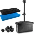 CLGarden Teichpumpe SP3BFB mit Filter Unterwasserfilter Teich Set Fontäne für Wasserspiel Teichfilter mit Pumpe Filterpumpe 12V AC