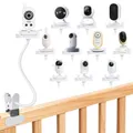 ToyGem Halterung für GHB Babyphone, Babykamera Halter für Philips Avent Babyphone, Universell Klemmerhalter Babyfon Ständer für momcozy/ieGeek/BOIFUN, Handyhalter Monitor Holder Zubehör