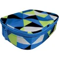 Donau Schlampermäppchen Prisma blau/gelb, 23,0 x 17,0 cm (6778100-61)