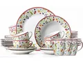 Geschirr-Set RITZENHOFF & BREKER Kombiservice Shanti Doppio bunt , bunt, 36, Porzellan, Geschirr-Sets, Geschirr-Set, Spülmaschinengeeignet