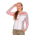 Piz Palü Outdoorjacke Outdoorjacke Damen - EITTING - grau/rosa/weiß grau|rosa 44