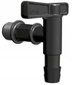 Regenwasserhahn, Fassventil, schwarz, 3/4
