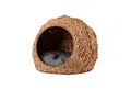 UNUS ANIMALS Tierkorb Haustierkorb Kugelform natur 55x42 cm rund Kissen Hund und Katze