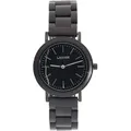 LAiMER Damen Uhr 0071_1 Lilly Sandelholz mit Marmor Vegan - Schwarz