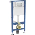 Geberit DuofixBasic (dunkelblau, Element f. WWC, 112 cm, mit Delta UP-Spülkasten 12cm, für Metall- u