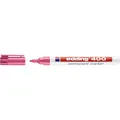 edding 400 Permanentmarker - pink - 1 Stift - feine Rundspitze 1 mm - wasserfest, schnell-trocknend - wischfest - für Karton, Kunststoff, Holz, Metall, Glas