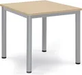 Besprechungstisch 80x80x72cm Gestell si Platte ahorn