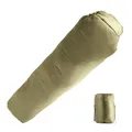 Mil-Tec Tactical 3 Schlafsack • 3-Jahreszeiten Mumienschlafsack mit Thermolite-Isolierung • Outdoor & Camping für Erwachsene • Leicht, warm, wasserabweisend • Kompaktes Packmaß • Oliv