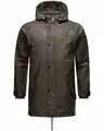 Stone Harbour Herren Regen Jacke Mantel Outdoor Windbreaker Übergangsjacke Rihaa Anthrazit Gr. 52 - XL