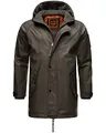 STONE HARBOUR Herren Regenjacke Funktionsjacke Regenparka wasserdicht Outdoorjacke Kapuze Rihaa S-3XL (XL, Anthrazit)