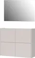 GERMANIA Garderoben-Set GW-Binetto, (2-St), mehrteiliges Set mit Schuhschrank und eckigem Spiegel