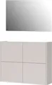 Garderoben-Set GERMANIA "GW-Binetto", kaschmir, navarra, eiche, nachbildung, B:97cm H:200cm T:27cm