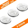 3 x Renata 315 Uhren-Batterie Knopfzelle SR716SW SR67 Silberoxid Blisterware