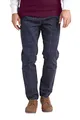 BlauerHafen Herren Formale Hose Karo-Muster Slim-fit Wrinkle-Resistant Flat-Front Retro Vintage Tailored Fit Smart Office Business Suit Chino Pant (Navy, 32W / 32L)