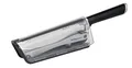Tefal K25690 Ever Sharp Chef-Messer + Messerschärfer, 16,5 cm Kochmesser, exklusive Schleiftechnologie, langlebig, deutscher Edelstahl, Küchenmesser mit Komfortgriff, Verschlusssystem, Schwarz/Silber