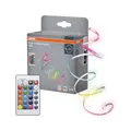 Osram FLEX TV dekorative bunte LED-Streifen für Innen, selbstklebend mit USB-Anschluss und Fernbedienung, 4W, Rot-Grün-Blau, dimmbar, IP20, weiß, Kunststoff, Leuchtmittel nicht austauschbar