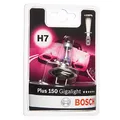 Bosch H7 Plus 150 Gigalight Halogen-Glühlampe für Auto-Scheinwerfer, 12 V 55 W, 150 % mehr Licht - Lampensockel Typ PX26d - 1 Ersatz-Scheinwerferlampe