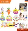Ostern Bastelset für Kinder ab 3 Jahren - 12 kreative Designs für unendlich Spaß