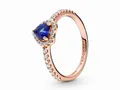 Pandora Timeless - Ring - funkelndes Herz - Silber - Roségold - 188421C01-54 - Gr. 54 - versch. Steine