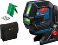 Bosch Professional Kreuzlinienlaser GCL 2-50 G | grüner Laser | 15 m | IP64 | inkl. RM 10 Halterung | Tasche