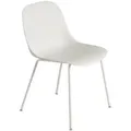 Muuto Fiber Side Chair, tube base, natural white / weiß