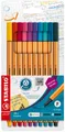 STABILO Fineliner STABILO point 88 Fineliner - 0,4 mm - 10er Set