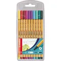 STABILO Fineliner point 88 8810-1 0,4mm farbig sortiert 10 St./Pack.