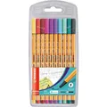 Fineliner STABILO point 88 10er Pack Sonderfarben Tintenschreiber Stifte Set
