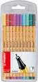 STABILO FINELINER POINT 88 10 STÜCK PACKUNG 0,4 mm TINTENSCHREIBER OHNE SCHWARZ