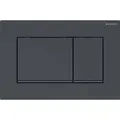 Geberit BetPl. Sigma30, für 2-Mengen-Sp. schwarz, schwarz matt