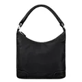 STILORD Tessa Handtasche Damen Leder Groß Shopper Ledertasche Hobo Tasche Elegante Vintage Schultertasche Tote Bag aus Echtem Leder Farbe:schwarz