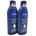 NIVEA Reichhaltige Body Milk Bodylotion Körperlotion trockene Haut 2 x 400 ml