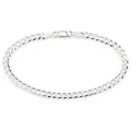 Bruno Banani Armband Schmuck Geschenk Silber 925 Armschmuck Armkette Panzerkette silberfarben 21
