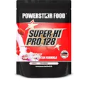Powerstar SUPER HI PRO 128 | Mehrkomponenten Protein-Pulver Strawberry 1kg | Höchstmögliche Biologische Wertigkeit | Eiweiß-Pulver mit 79% Protein i.Tr. | Protein-Shake zum Muskelaufbau & Low Carb